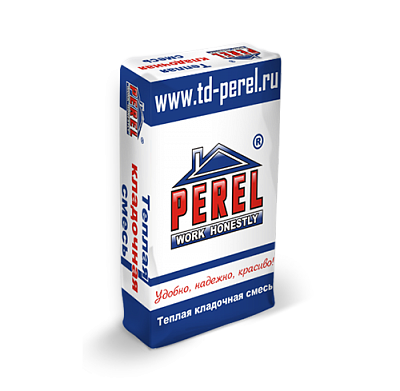 Теплоизоляционная кладочная смесь: PEREL TKS 6020, упаковка 20 кг